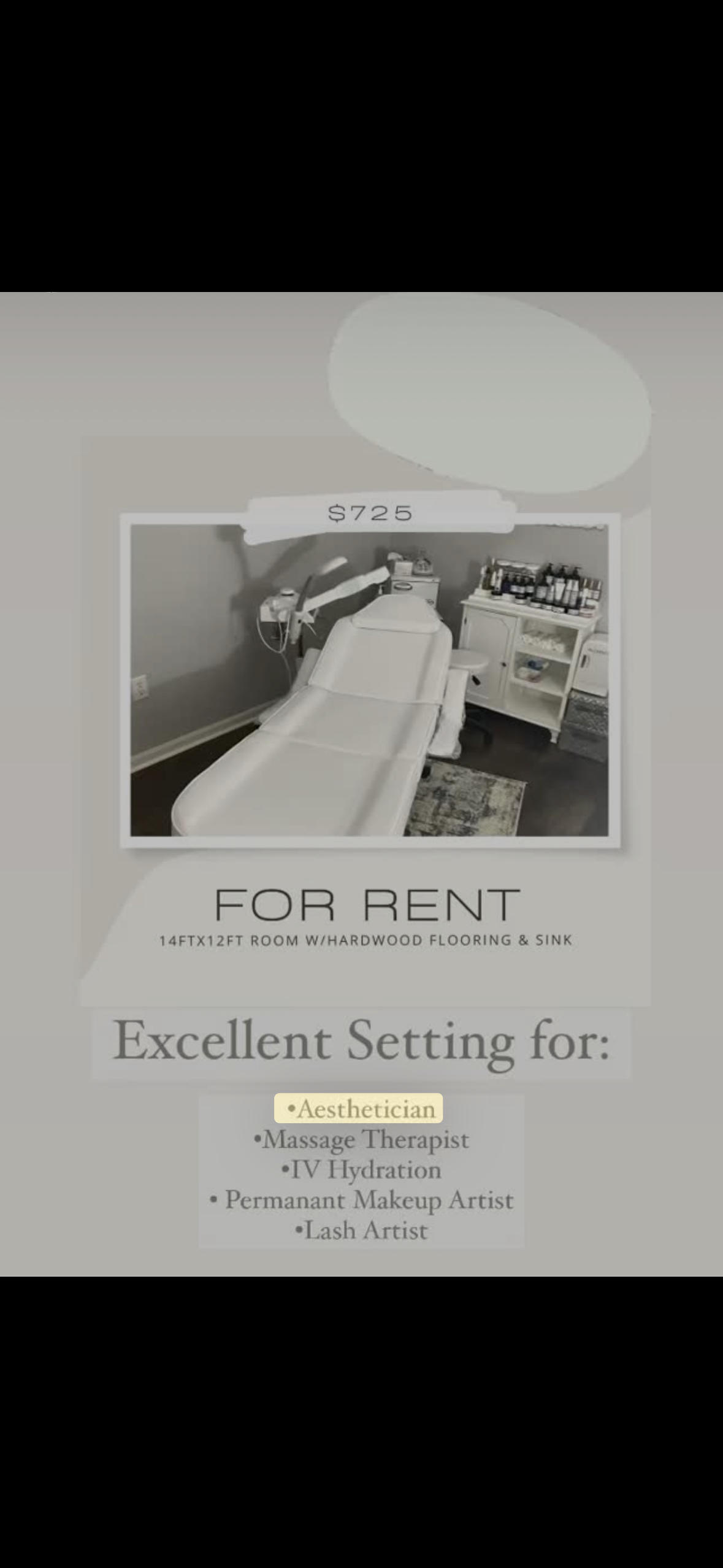 Salon Suite For Rent